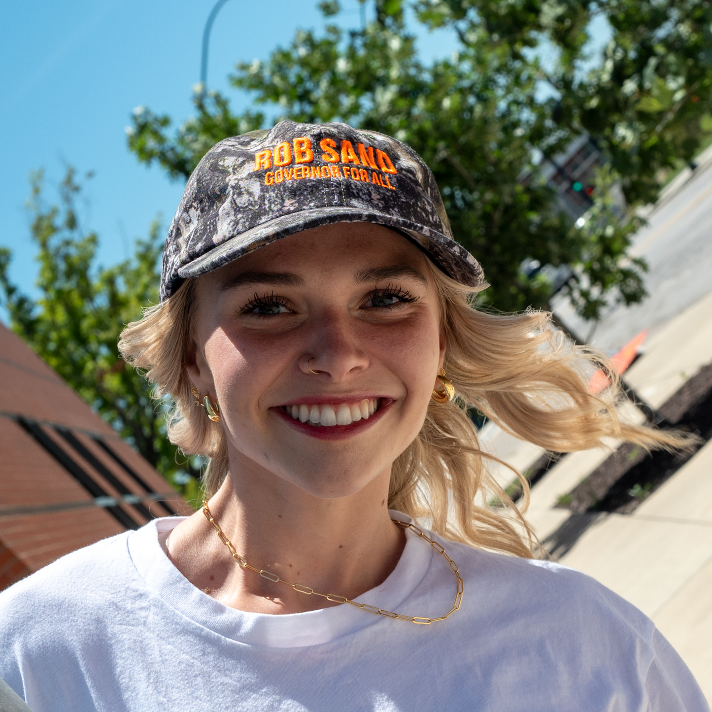 Rob Sand for Governor Camo Hat