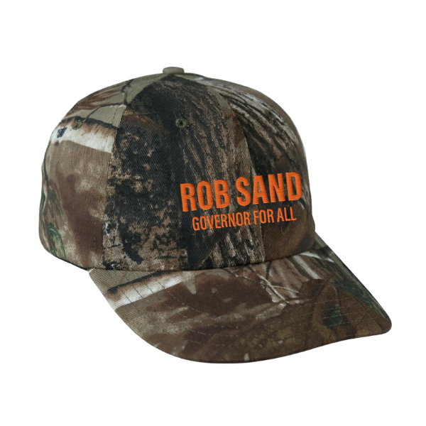 Rob Sand for Governor Camo Hat