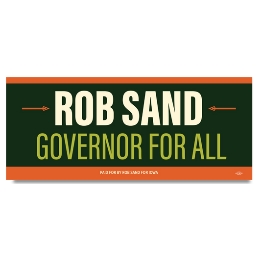 Rob Sand Governor for All Bumper Sticker