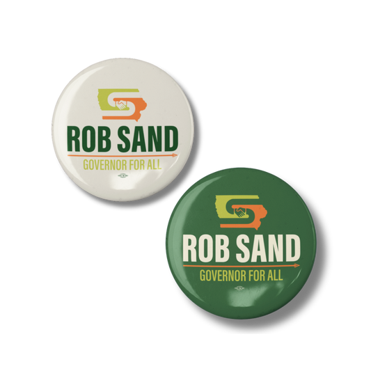 Rob Sand Governor for All Button 2-Pack