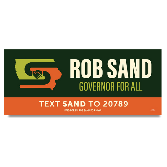 Text Sand Bumper Sticker